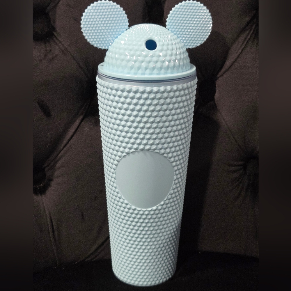 Mouse Ear 30oz Tumbler Studded In Light Blue